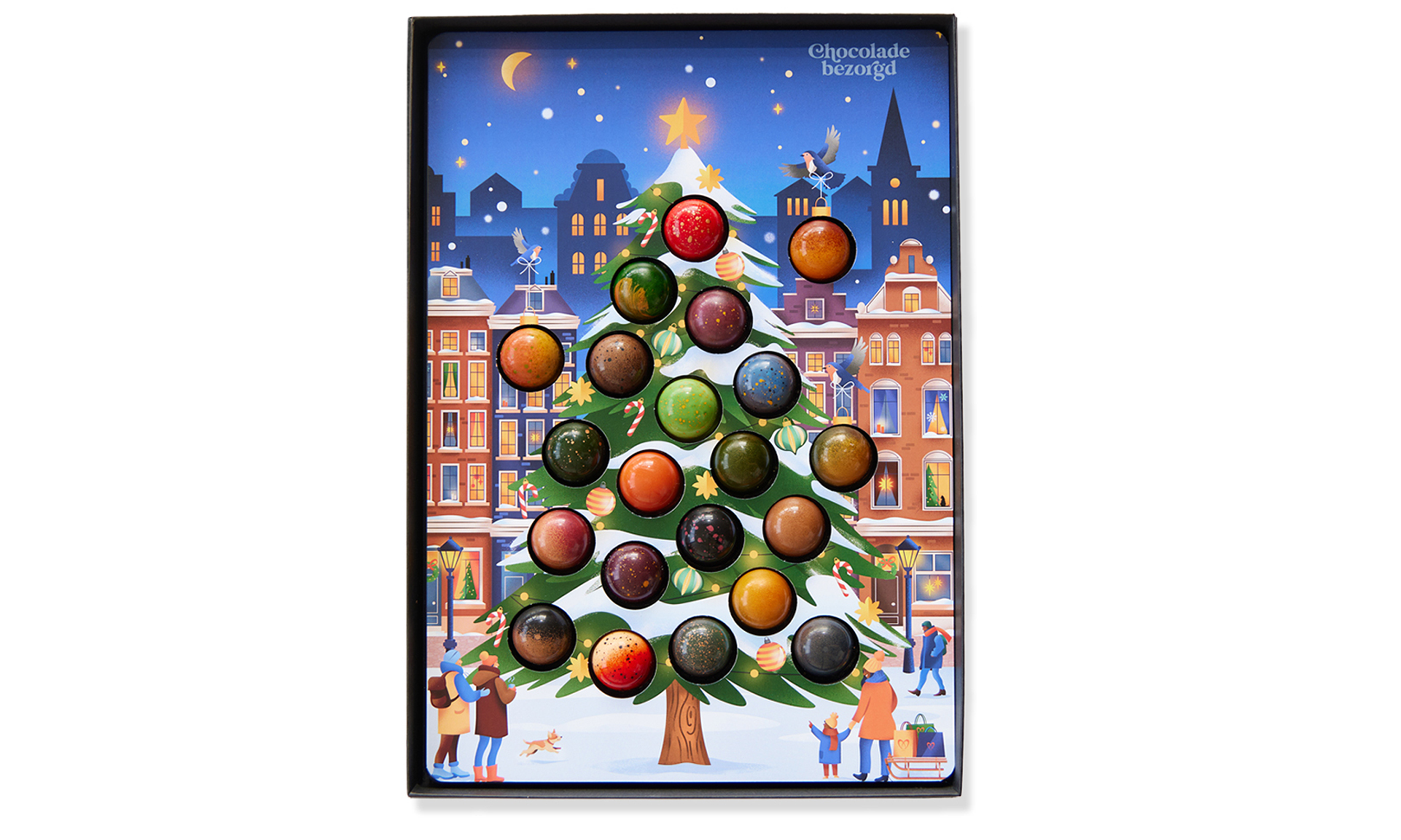 Choco Kerstboom 21 stuks